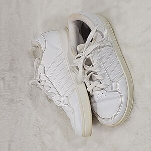 Adidas Grand Court Shoes Sneakers White Stripes PJW001004 Womens Size 4